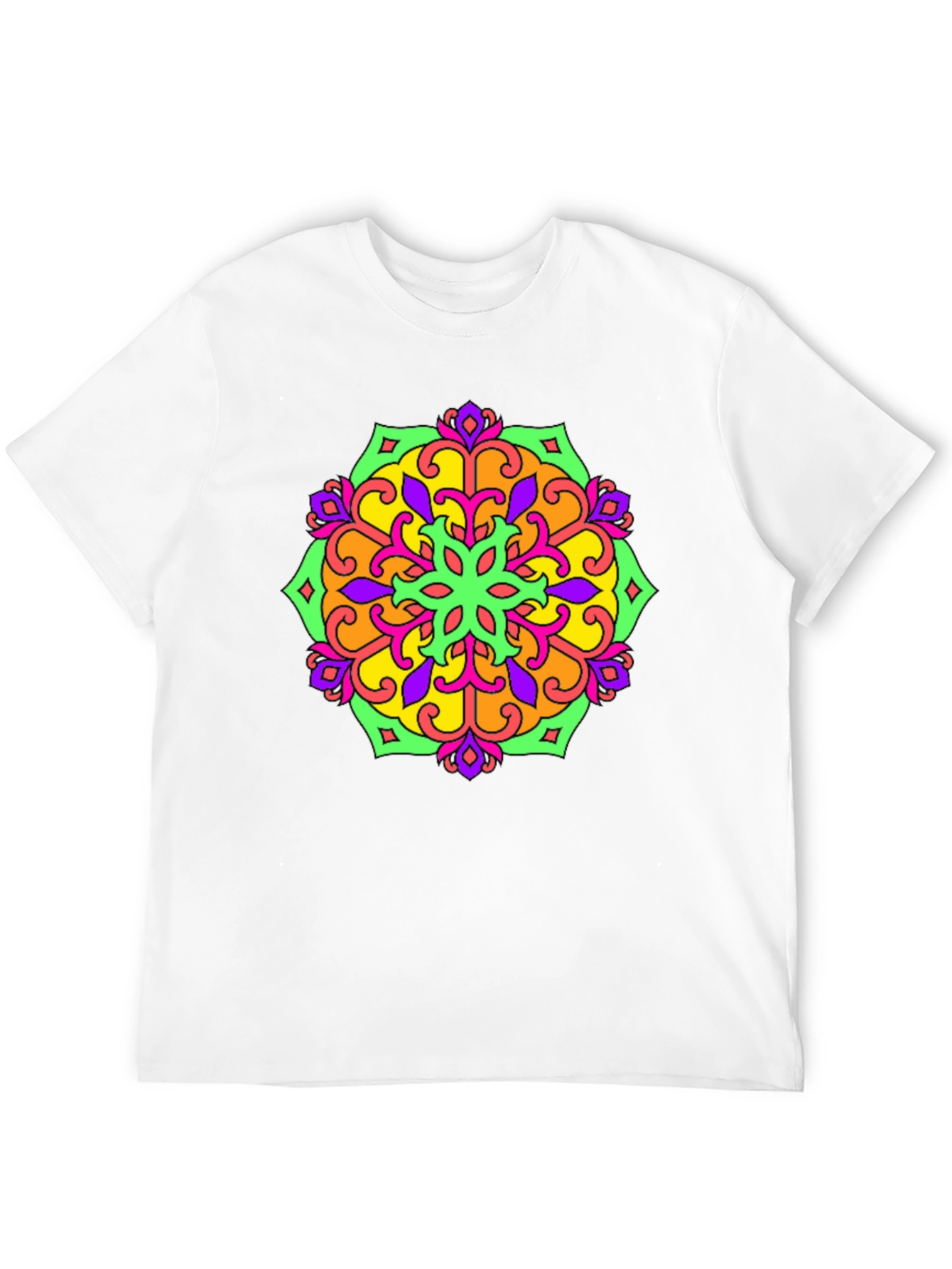 Colorful Mandala Graphic T-Shirt