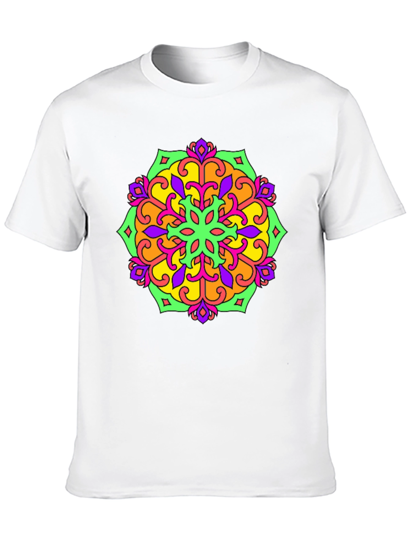Colorful Mandala Graphic T-Shirt