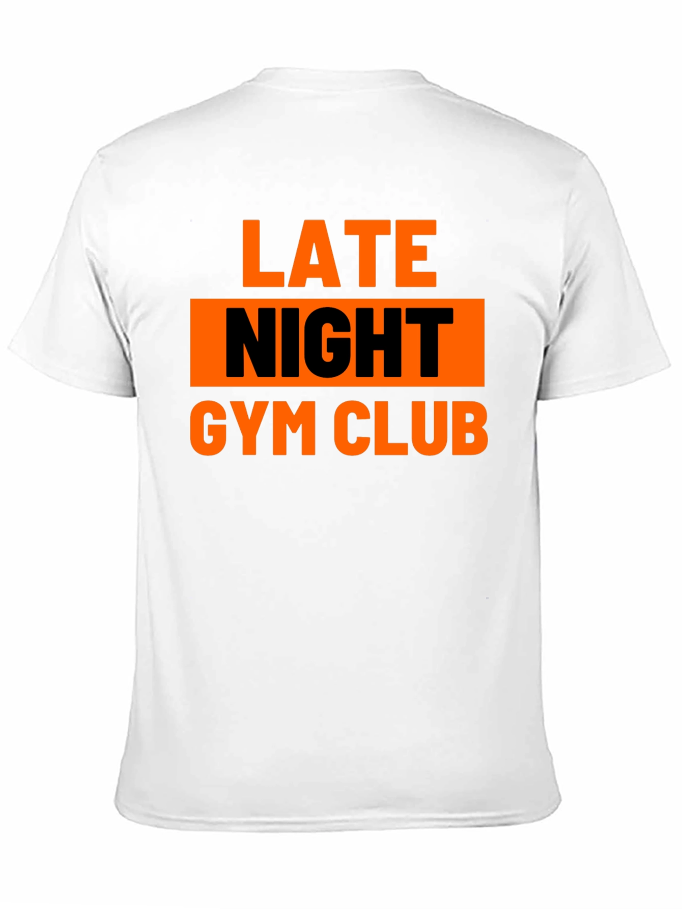 Late Night Gym Club Black Graphic Tee