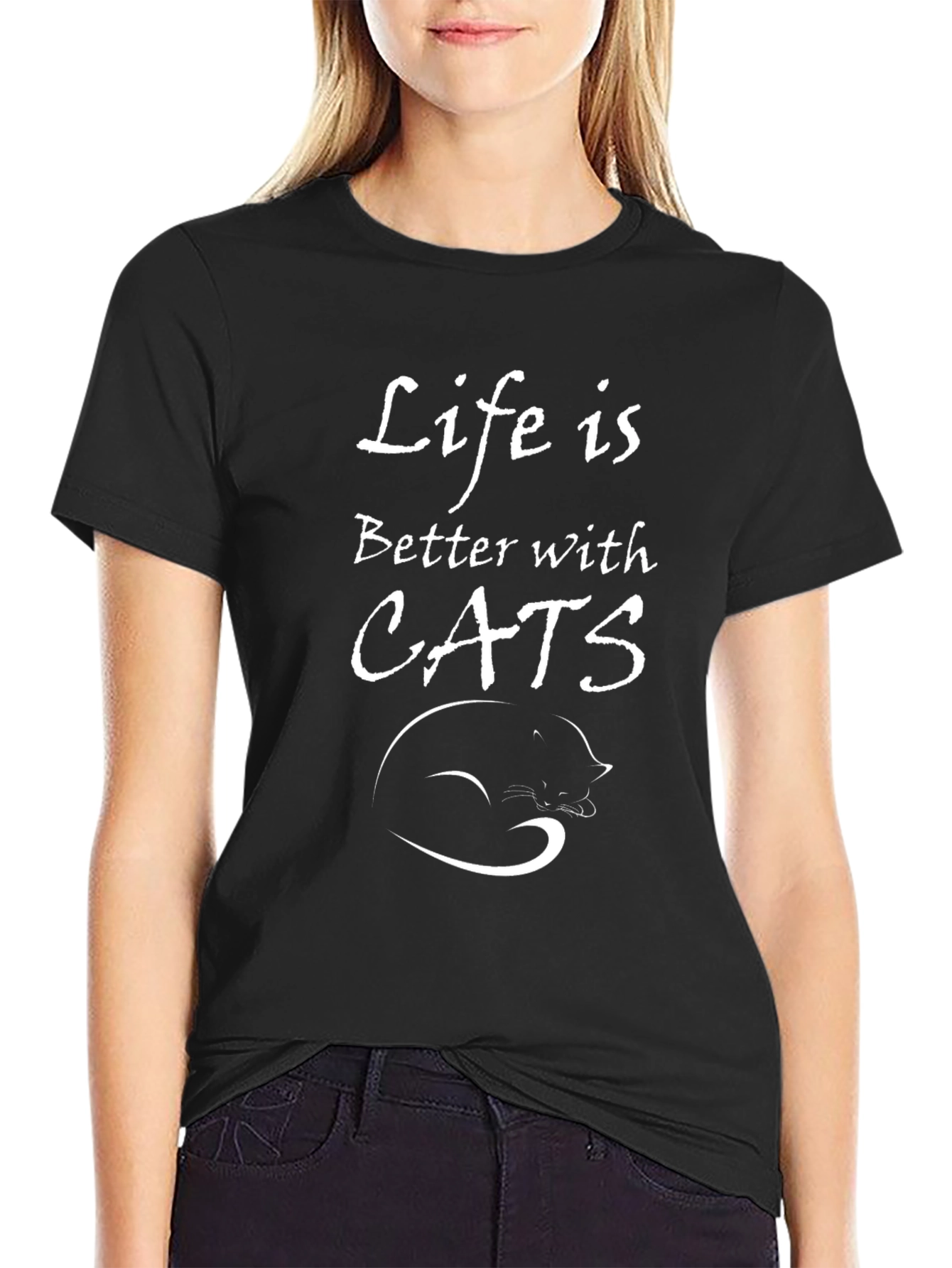 Life is Better with Cats Graphic Tee