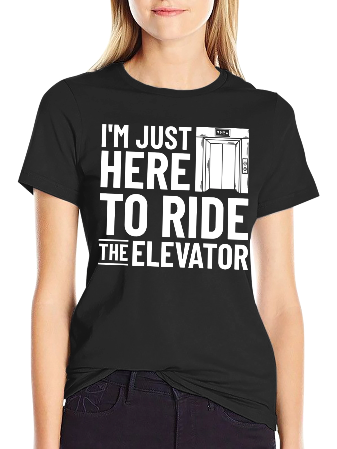 Elevator Ride T-Shirt - Funny Graphic Tee