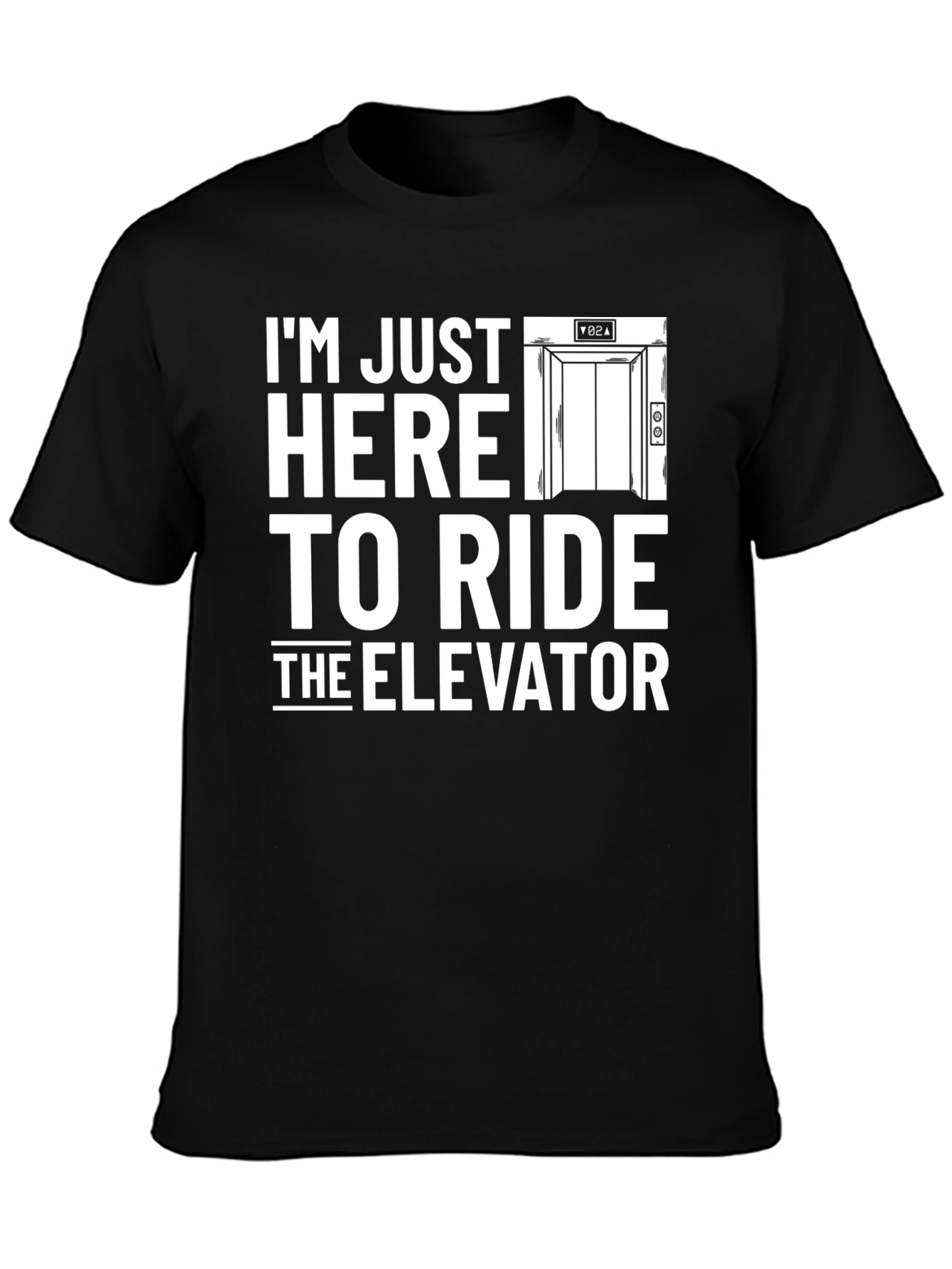 Elevator Ride T-Shirt - Funny Graphic Tee