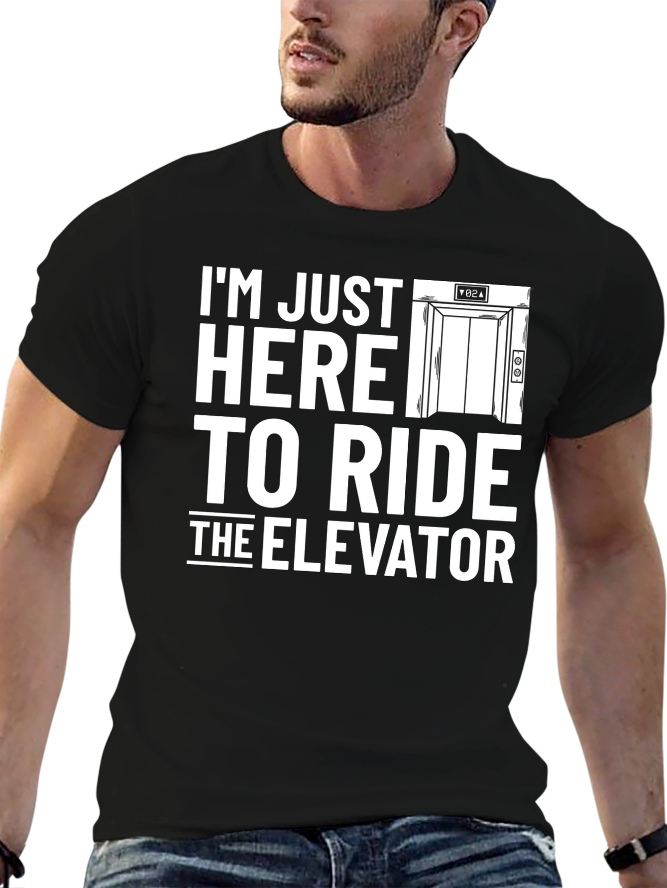 Elevator Ride T-Shirt - Funny Graphic Tee