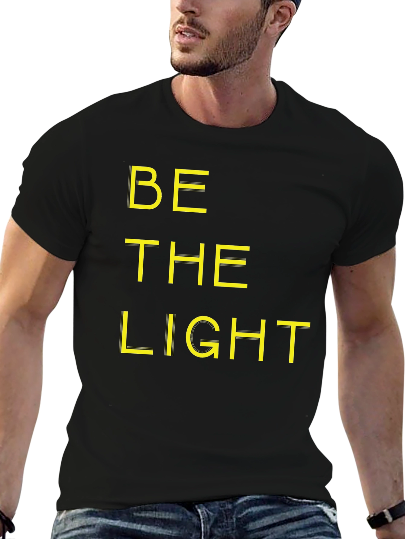 Be The Light Graphic T-Shirt - Black