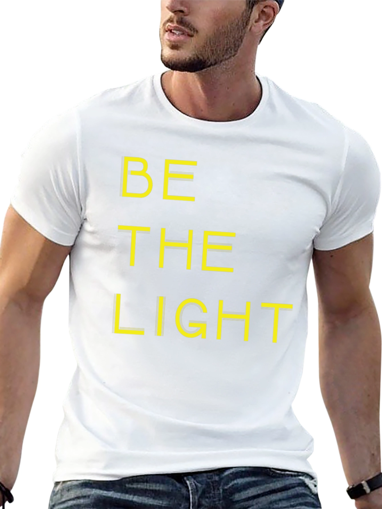 Be The Light Graphic T-Shirt - Black