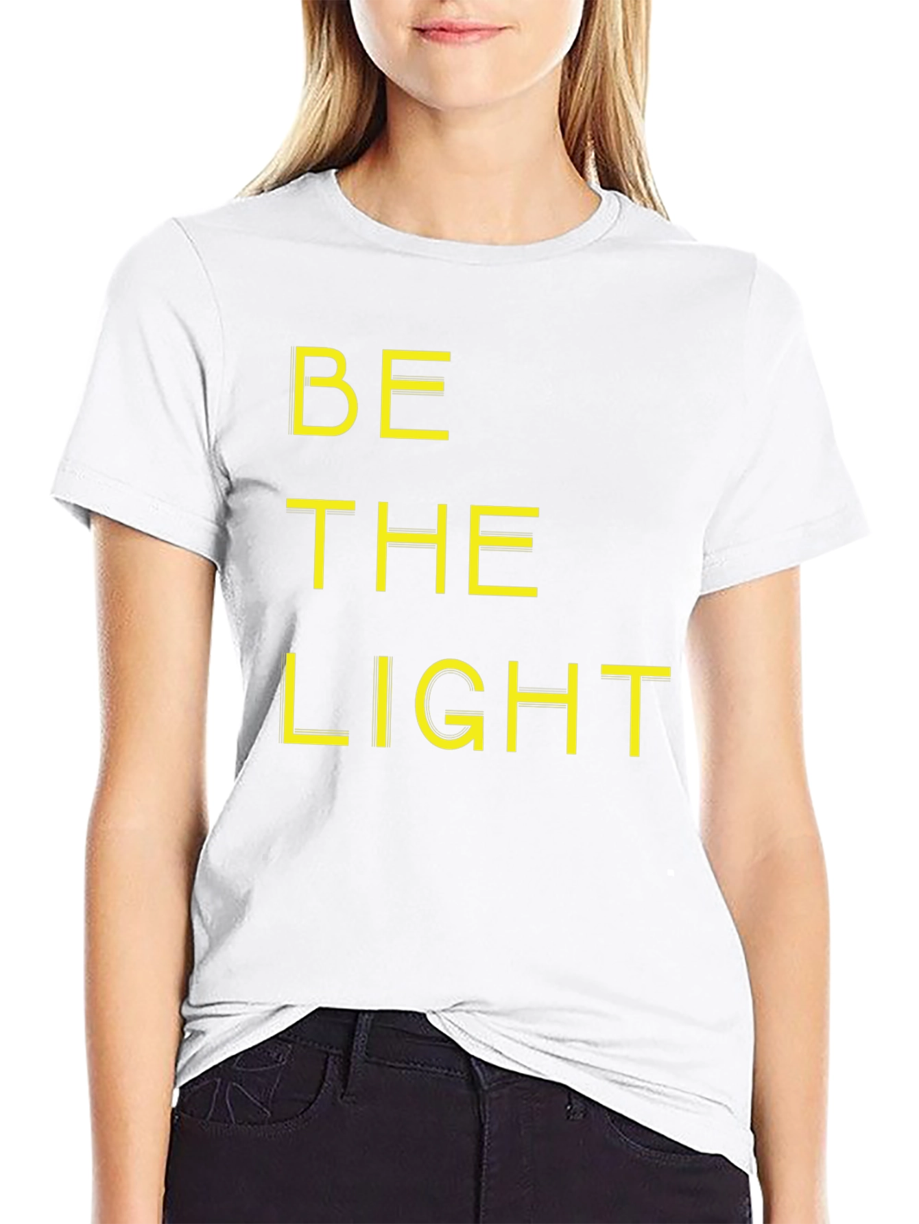 Be The Light Graphic T-Shirt - Black