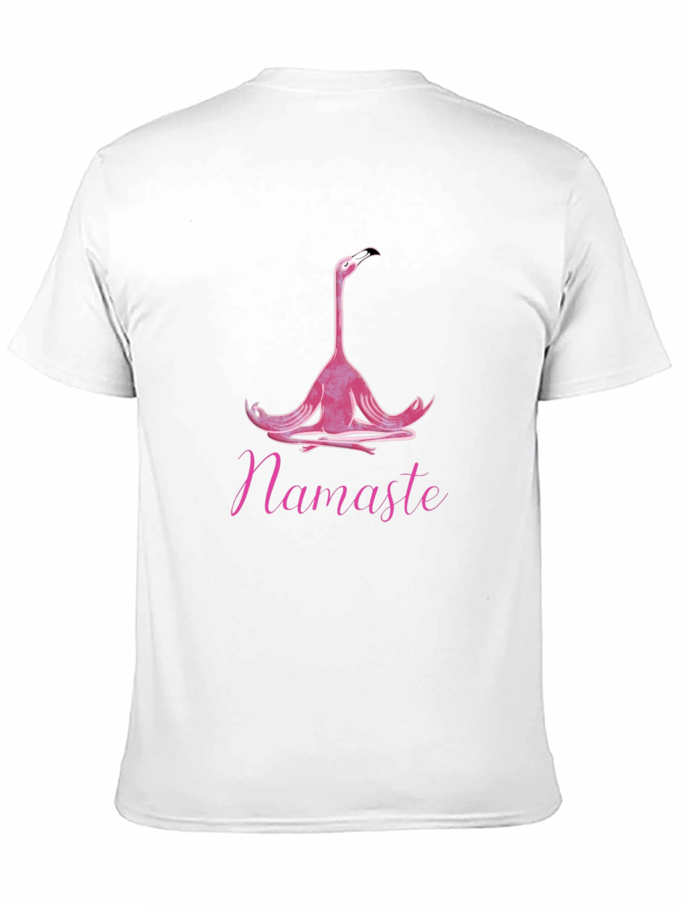Meditating Flamingo T-Shirt - Namaste Yoga Tee