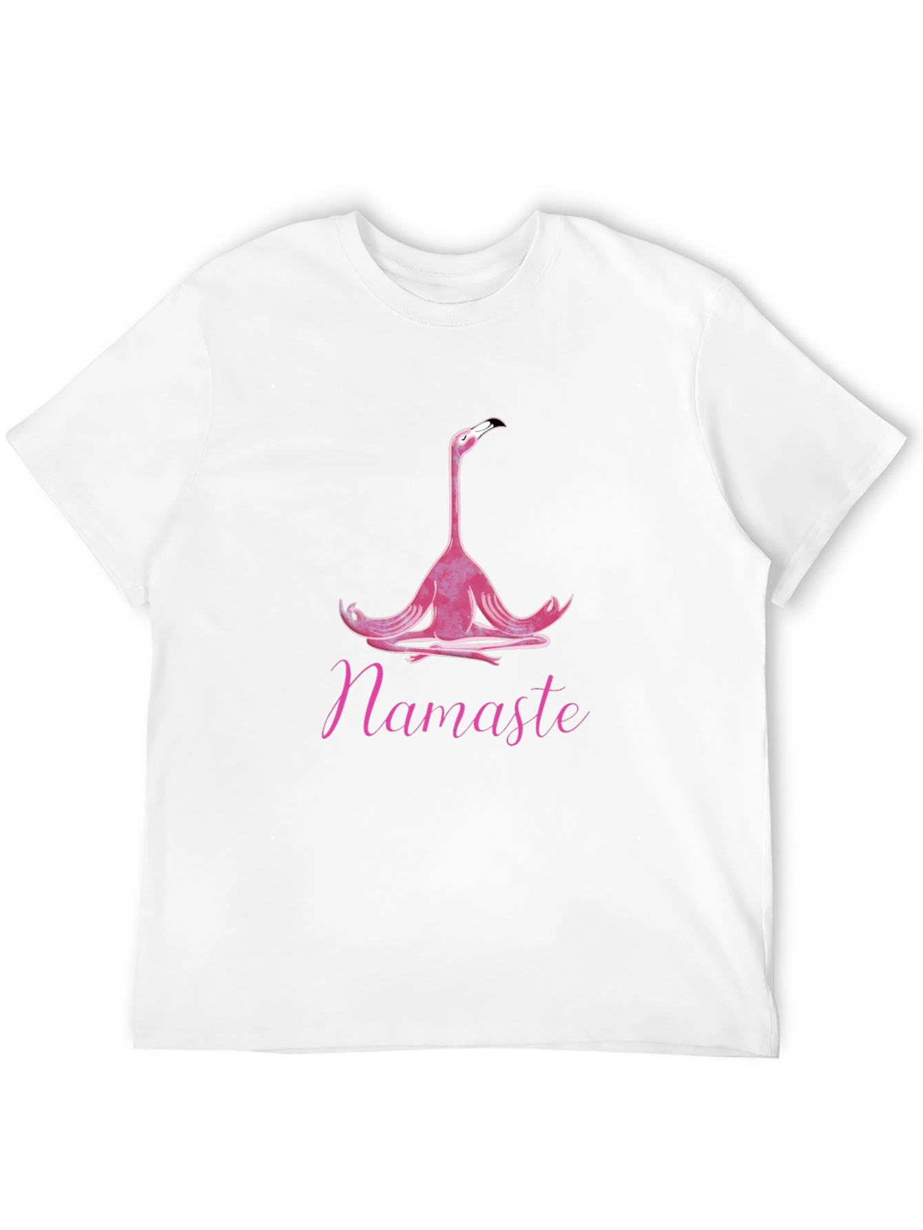 Meditating Flamingo T-Shirt - Namaste Yoga Tee