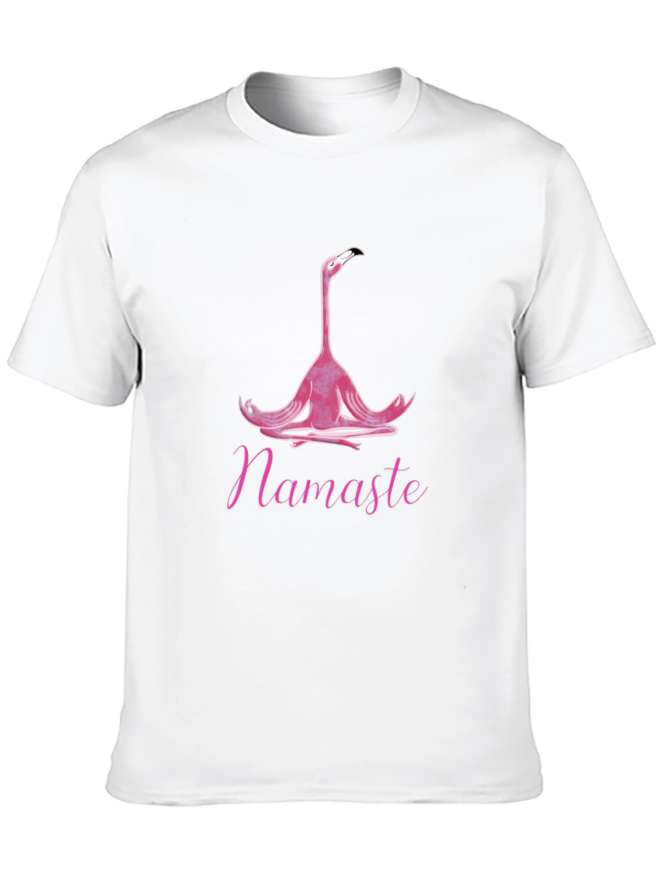 Meditating Flamingo T-Shirt - Namaste Yoga Tee