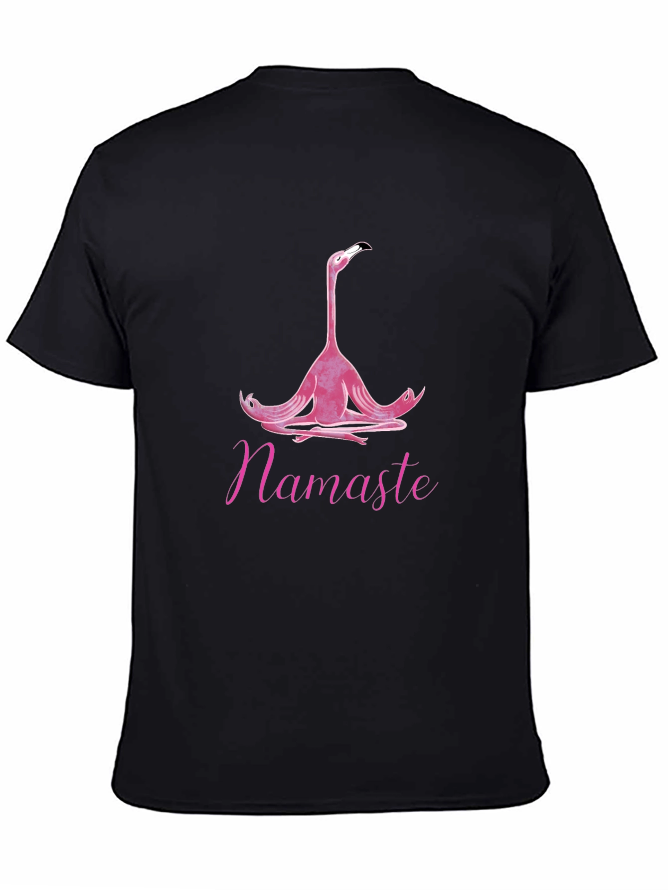 Meditating Flamingo T-Shirt - Namaste Yoga Tee