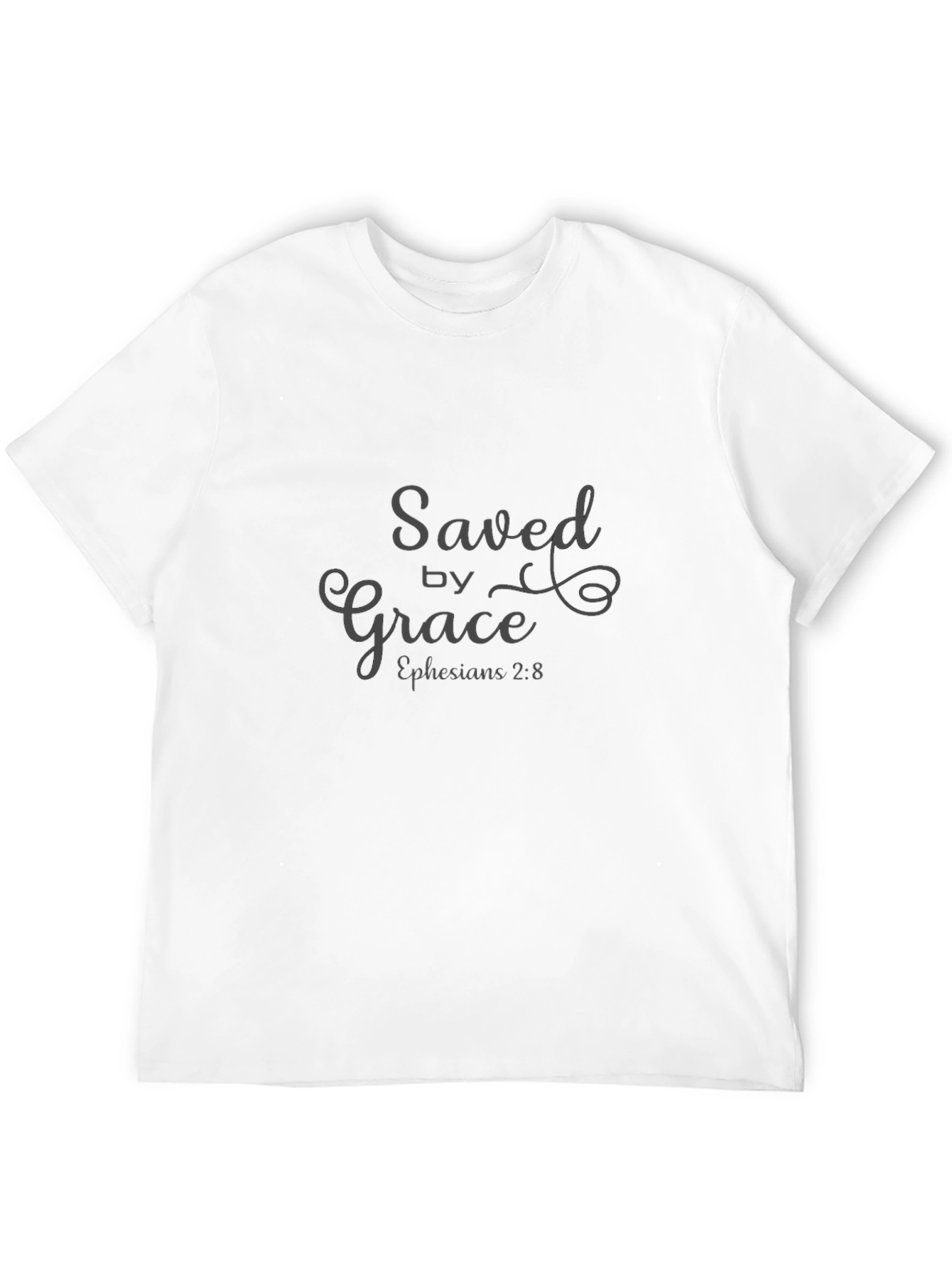 Saved by Grace Christian T-Shirt - Ephesians 2:8