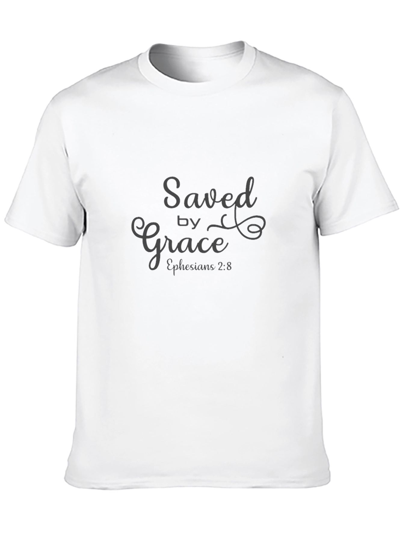 Saved by Grace Christian T-Shirt - Ephesians 2:8