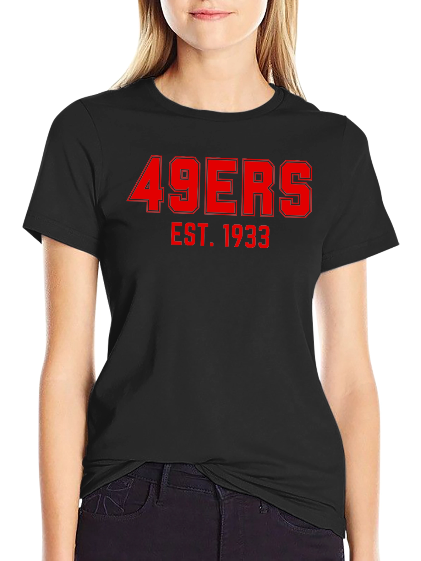 49ers EST. 1933 Black T-Shirt