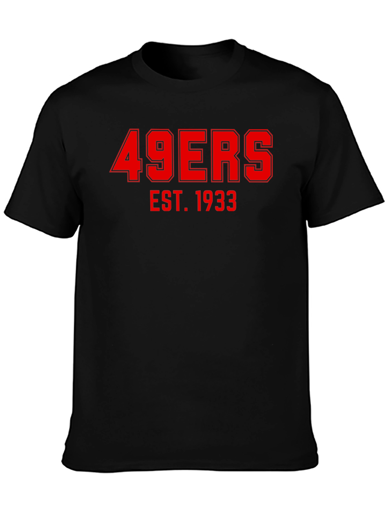 49ers EST. 1933 Black T-Shirt