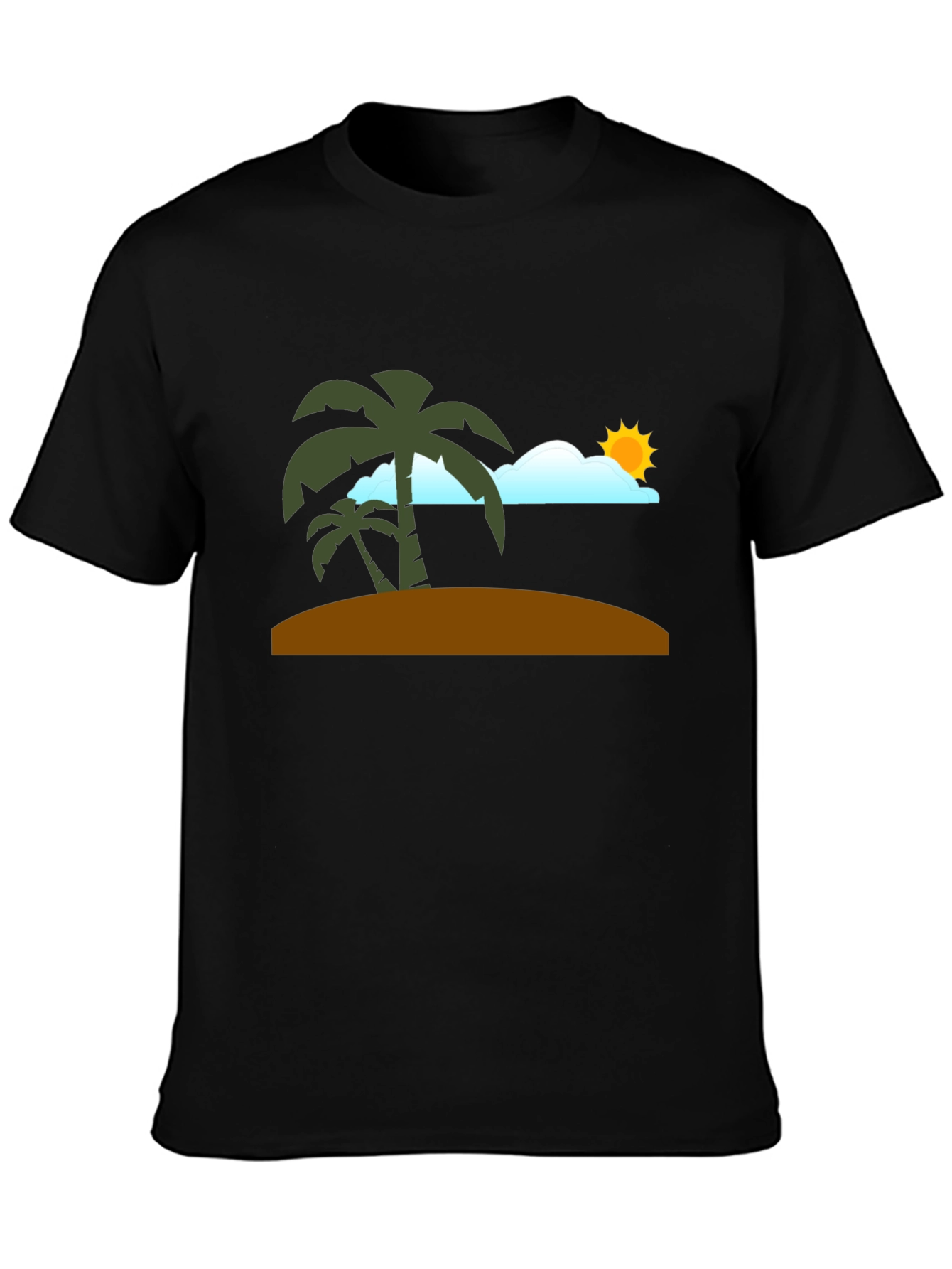 Tropical Beach Graphic T-Shirt - Vacation Vibes