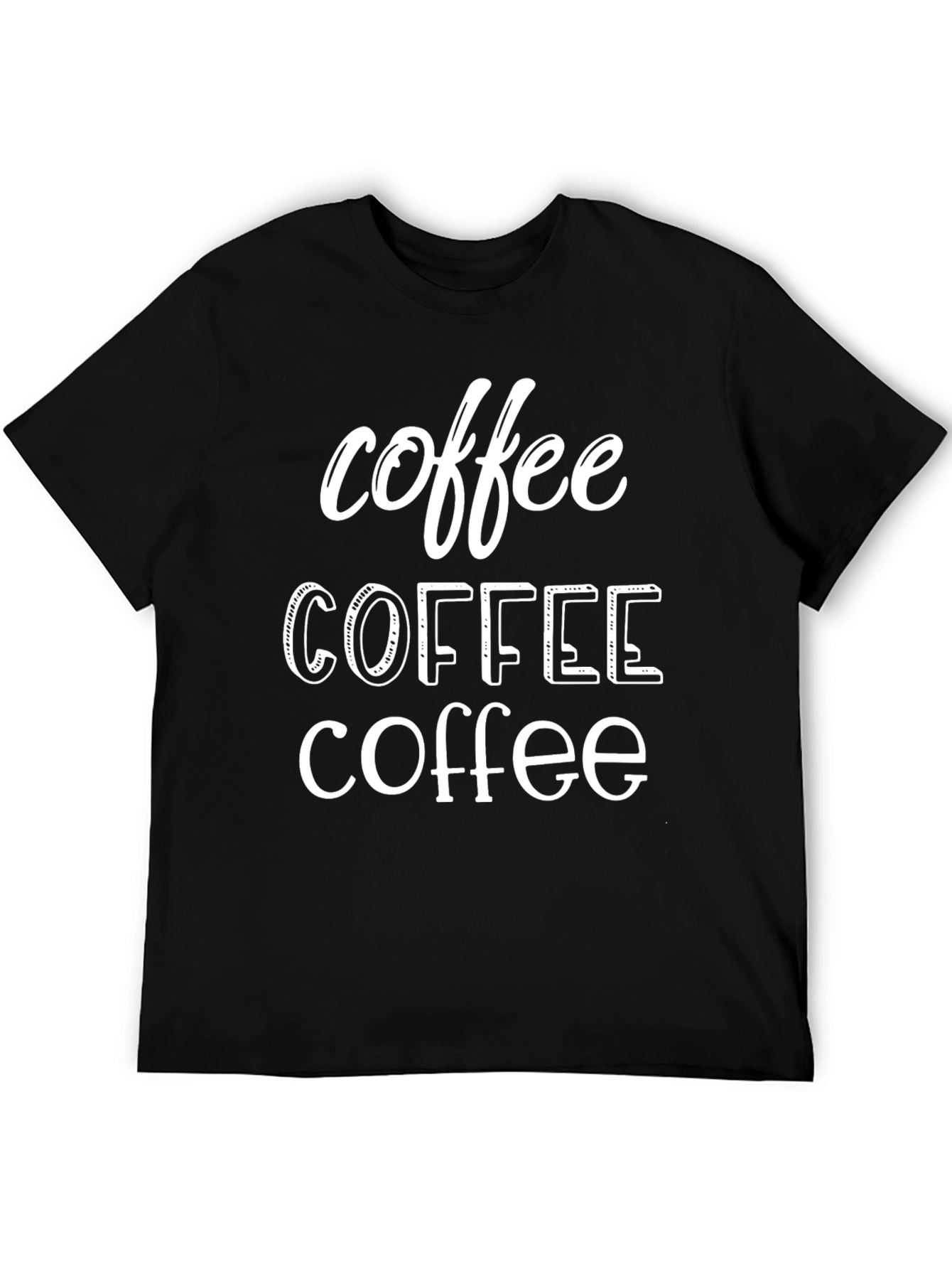 Coffee Lover T-Shirt - Black Graphic Tee
