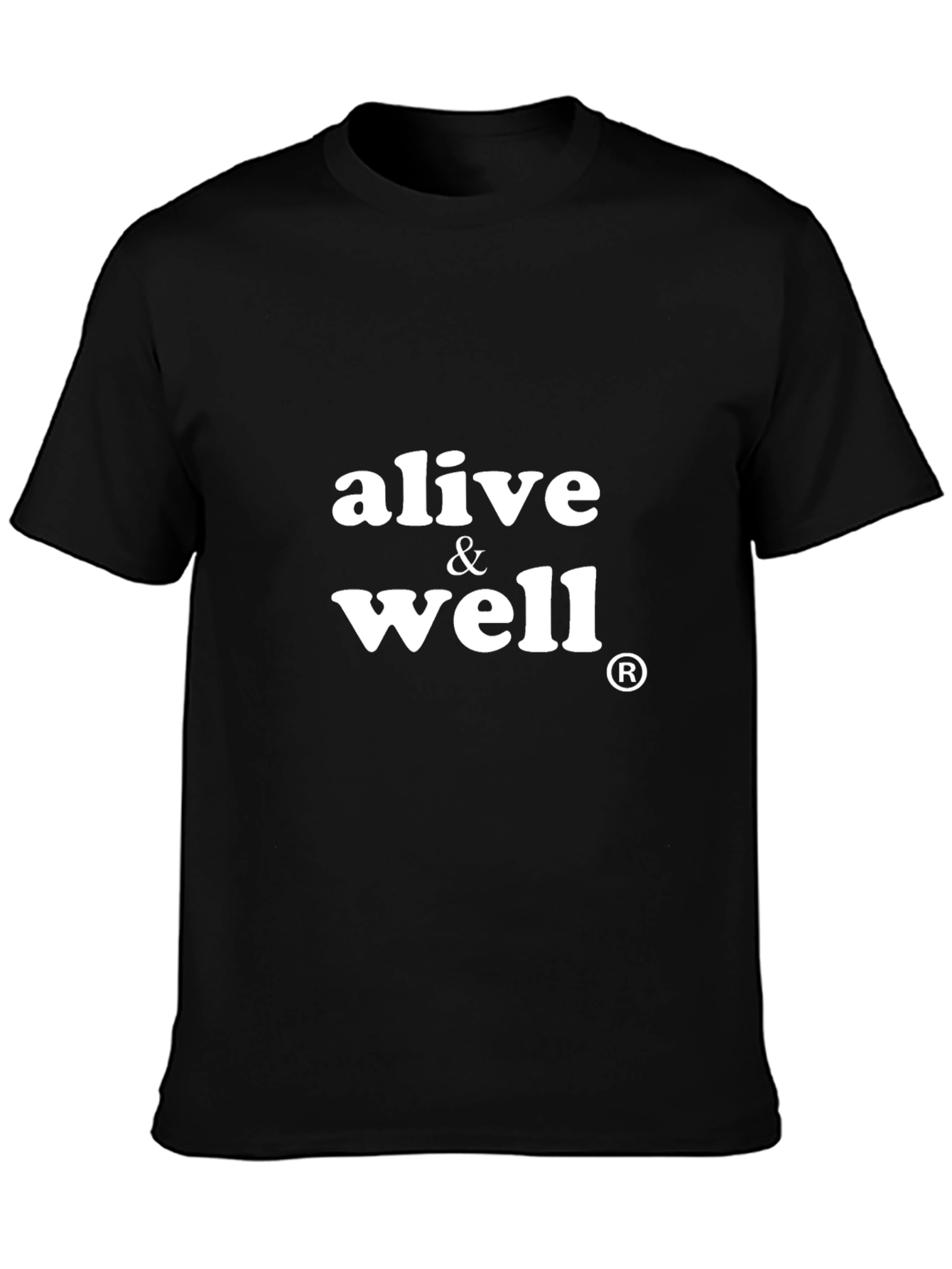 Alive & Well Black Graphic Tee