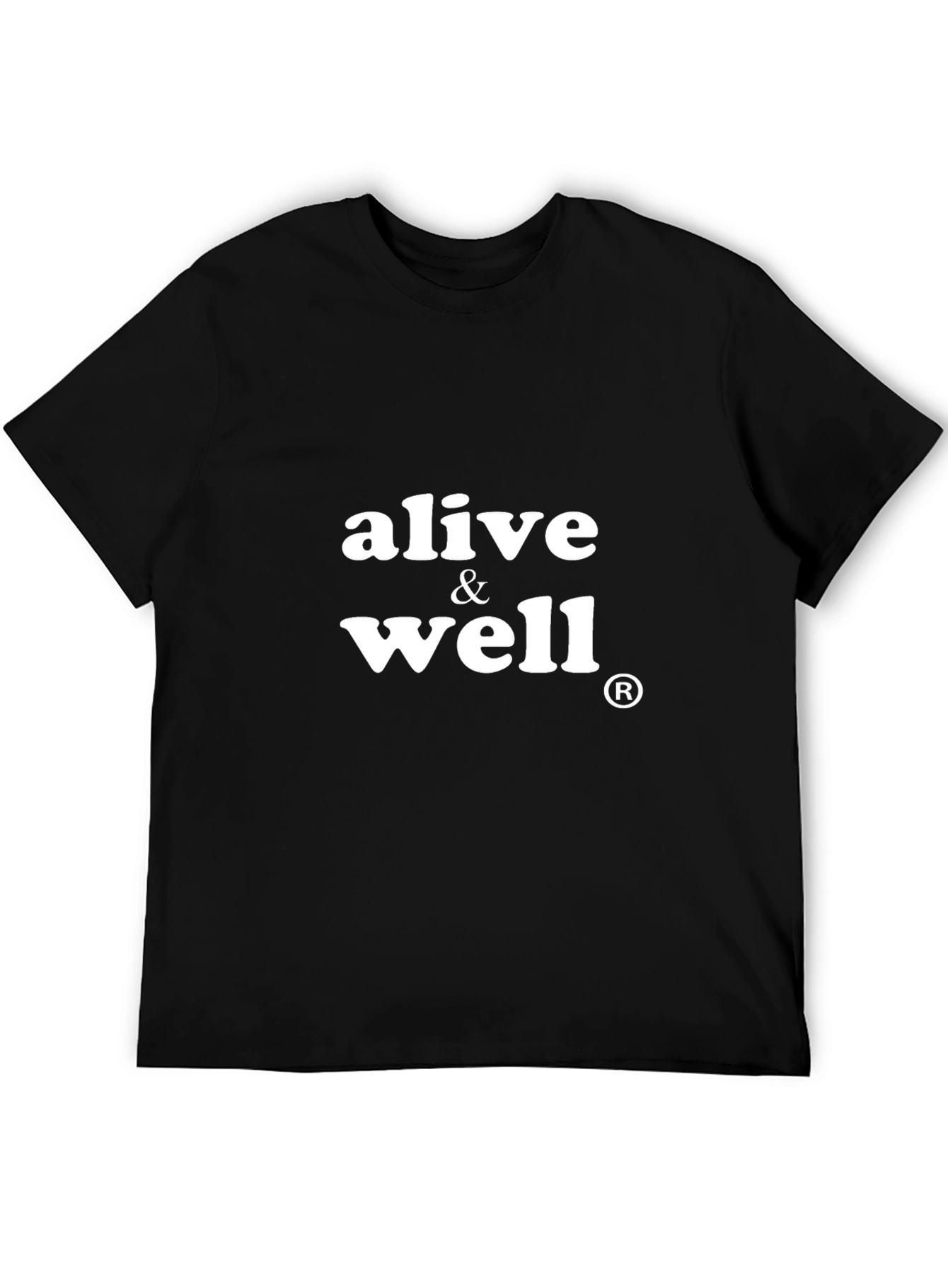 Alive & Well Black Graphic Tee