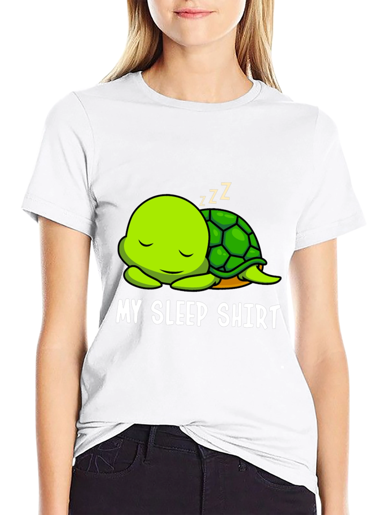 My Sleep Shirt - Cute Turtle Graphic Tee
