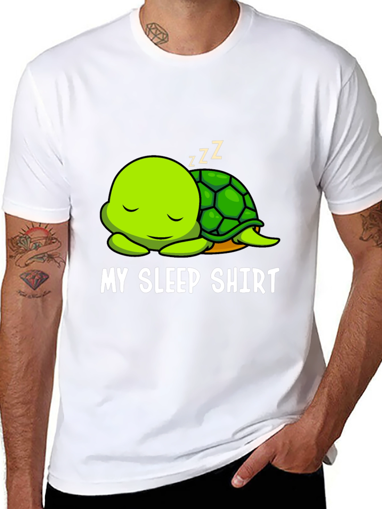 My Sleep Shirt - Cute Turtle Graphic Tee