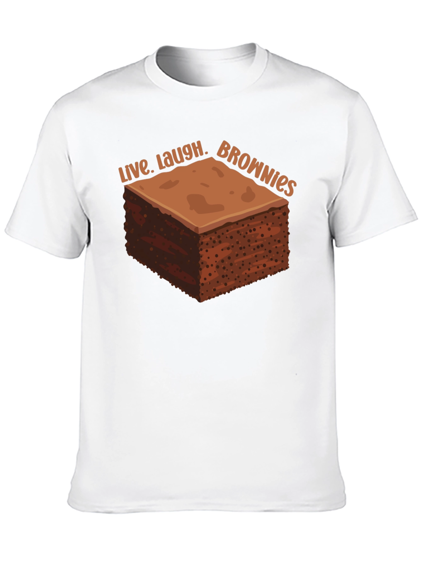 Live Laugh Brownies Graphic T-Shirt