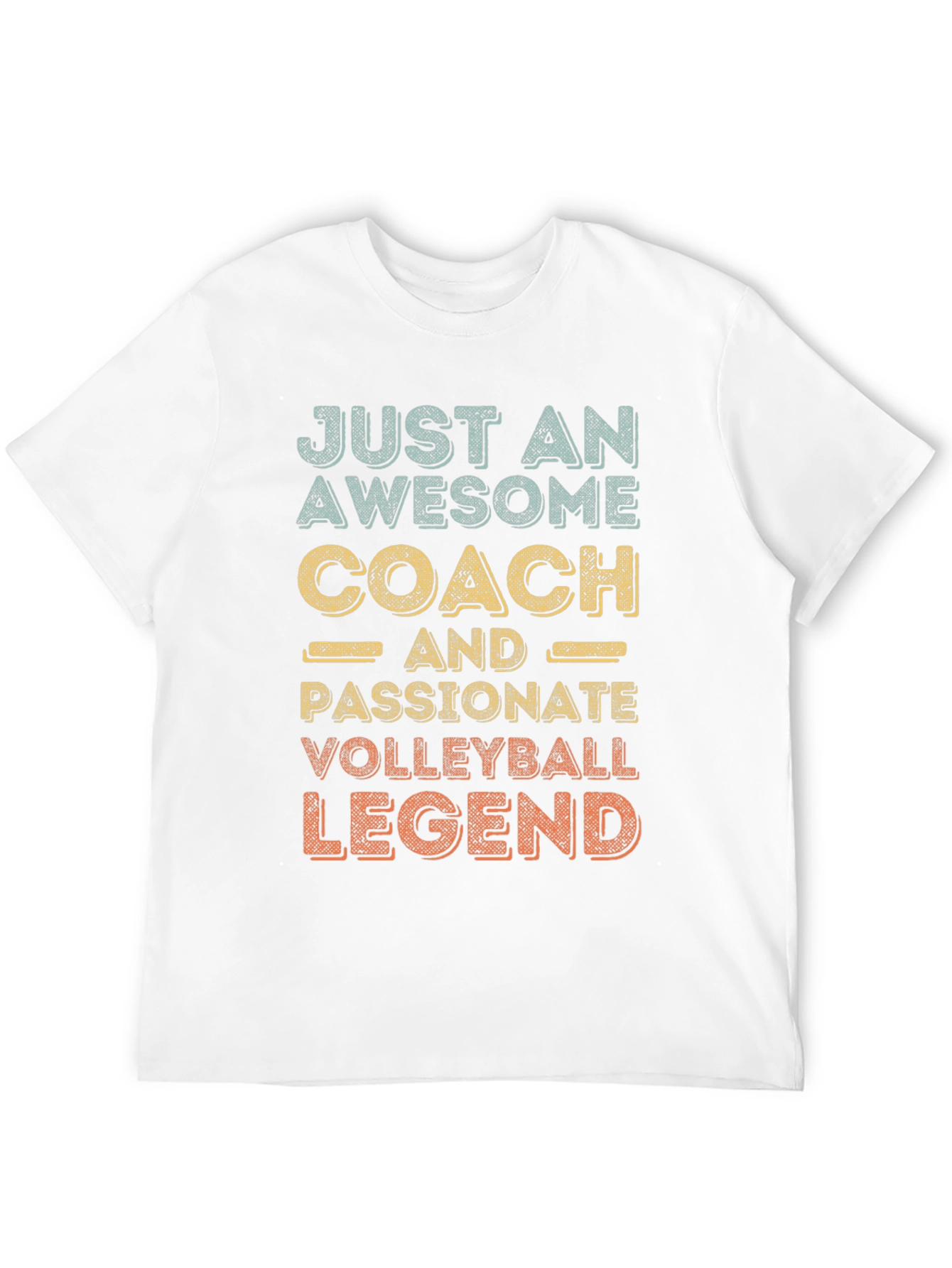 Awesome Volleyball Coach Legend Graphic Tee