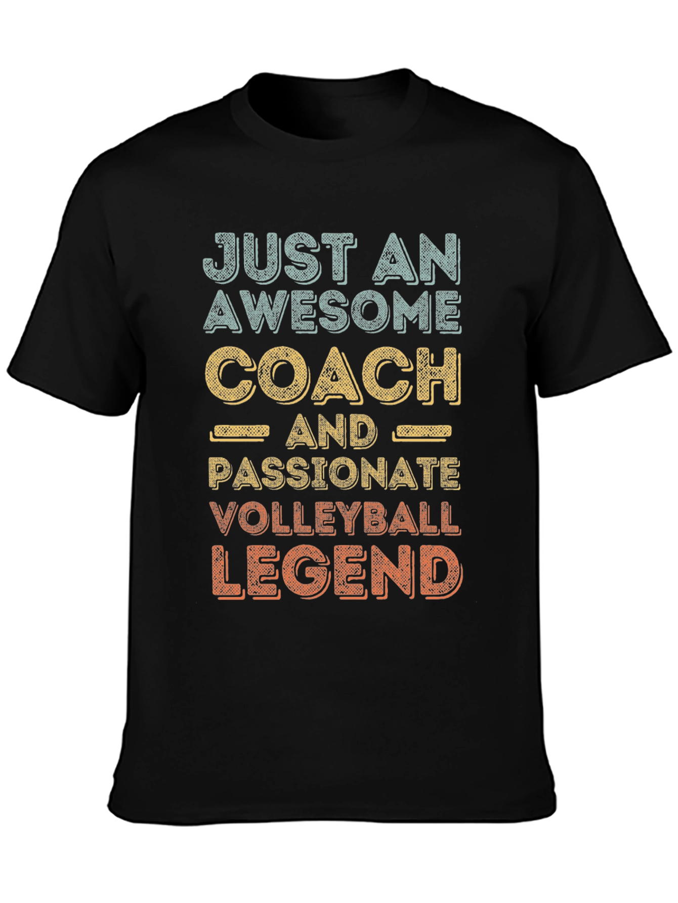 Awesome Volleyball Coach Legend Graphic Tee
