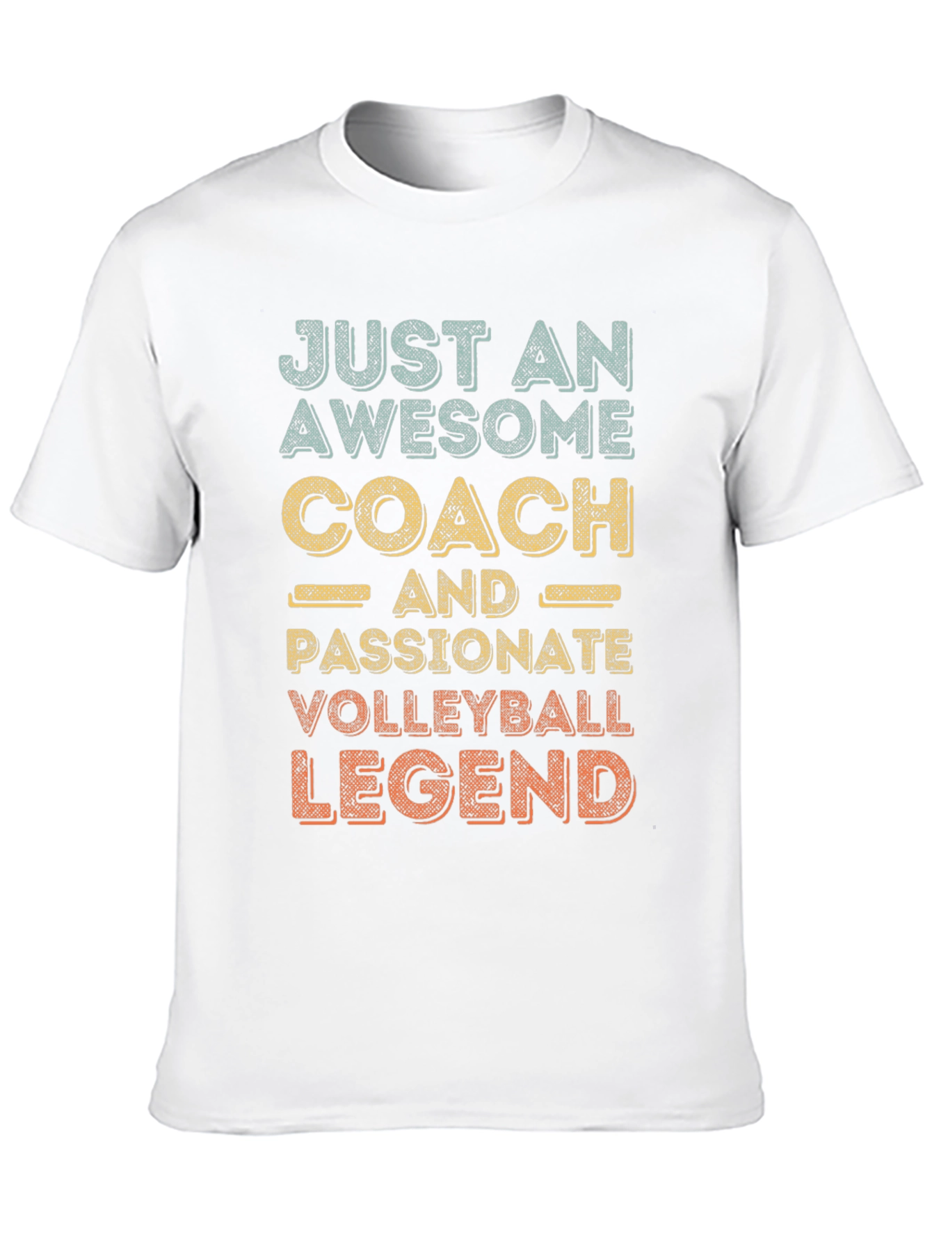Awesome Volleyball Coach Legend Graphic Tee