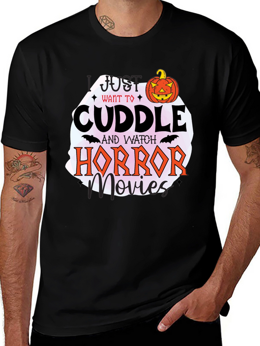 Halloween Horror Movie Cuddle T-Shirt