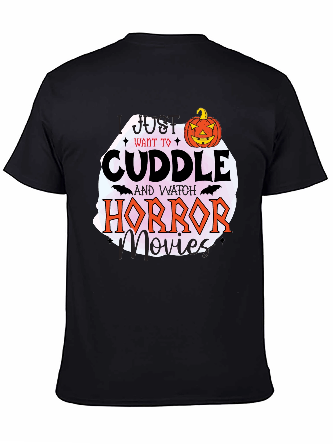Halloween Horror Movie Cuddle T-Shirt