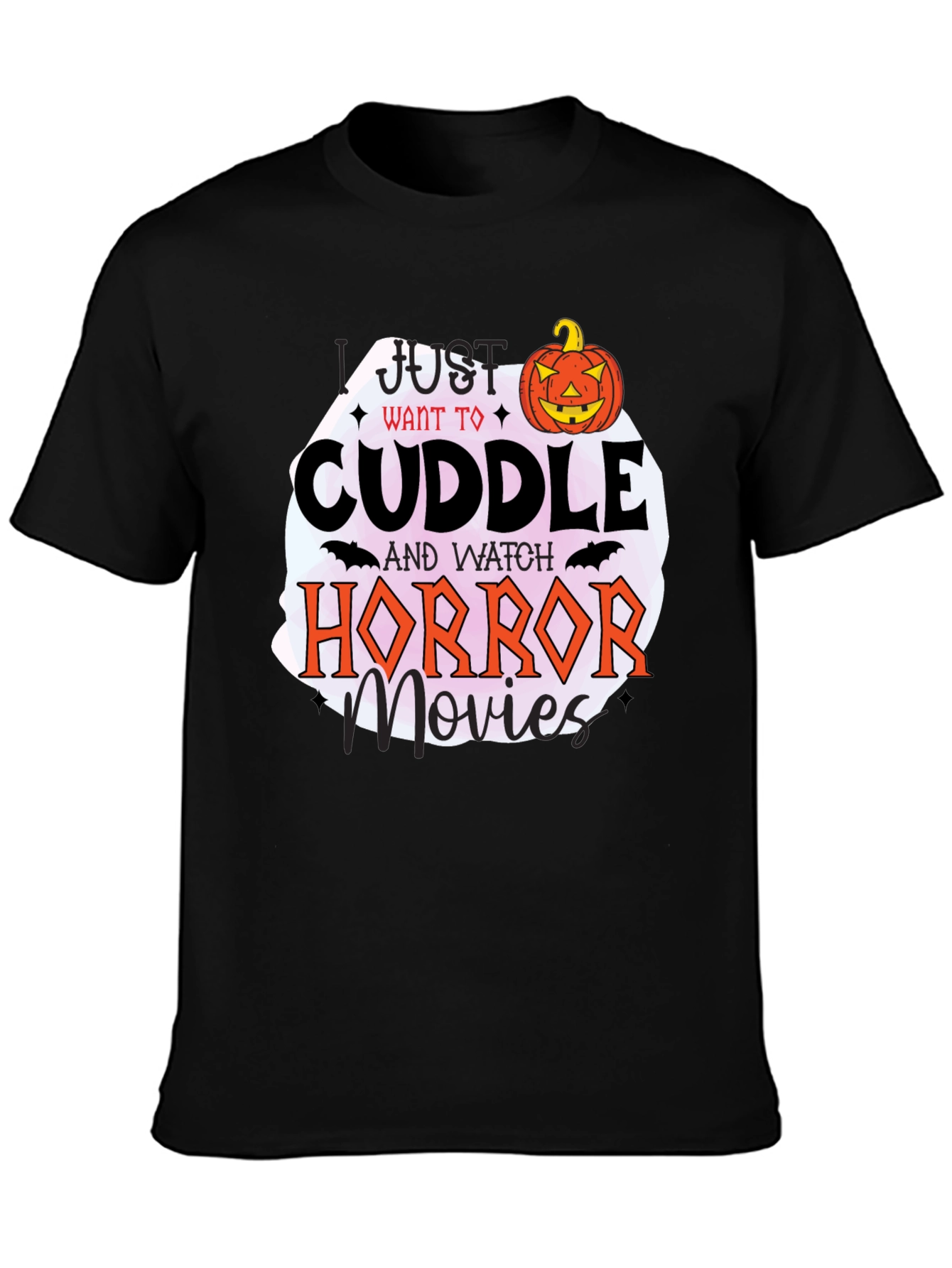 Halloween Horror Movie Cuddle T-Shirt