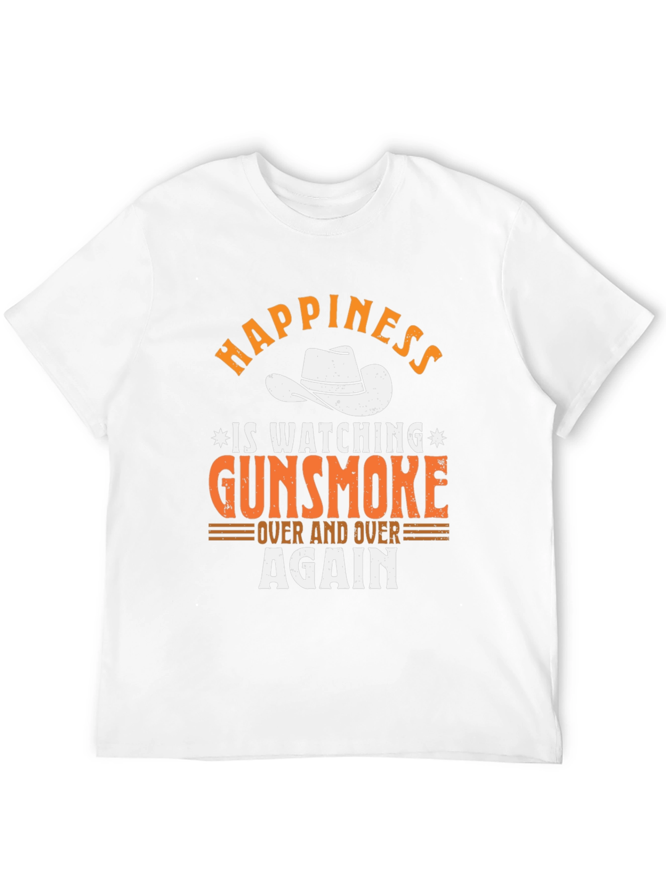 Gunsmoke Graphic Tee - Cowboy Hat Happiness T-Shirt