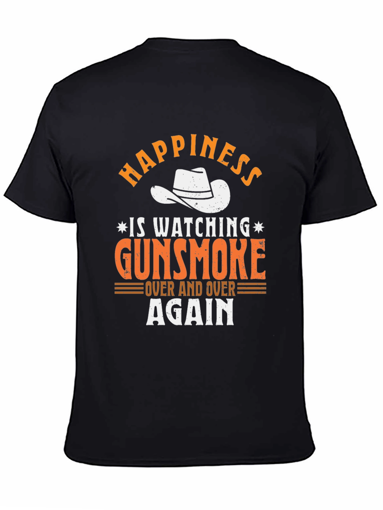 Gunsmoke Graphic Tee - Cowboy Hat Happiness T-Shirt