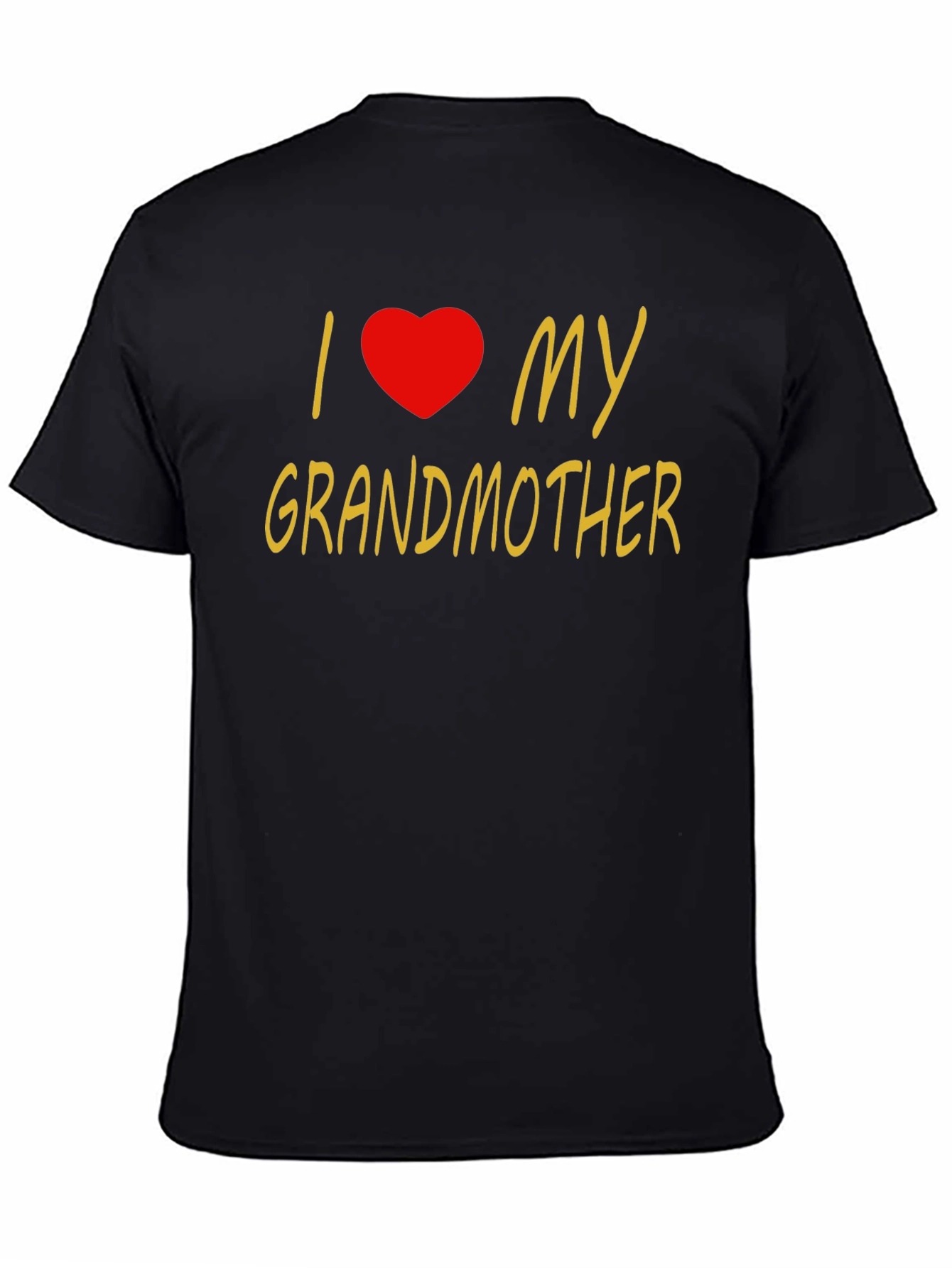 I Heart My Grandmother Black T-Shirt