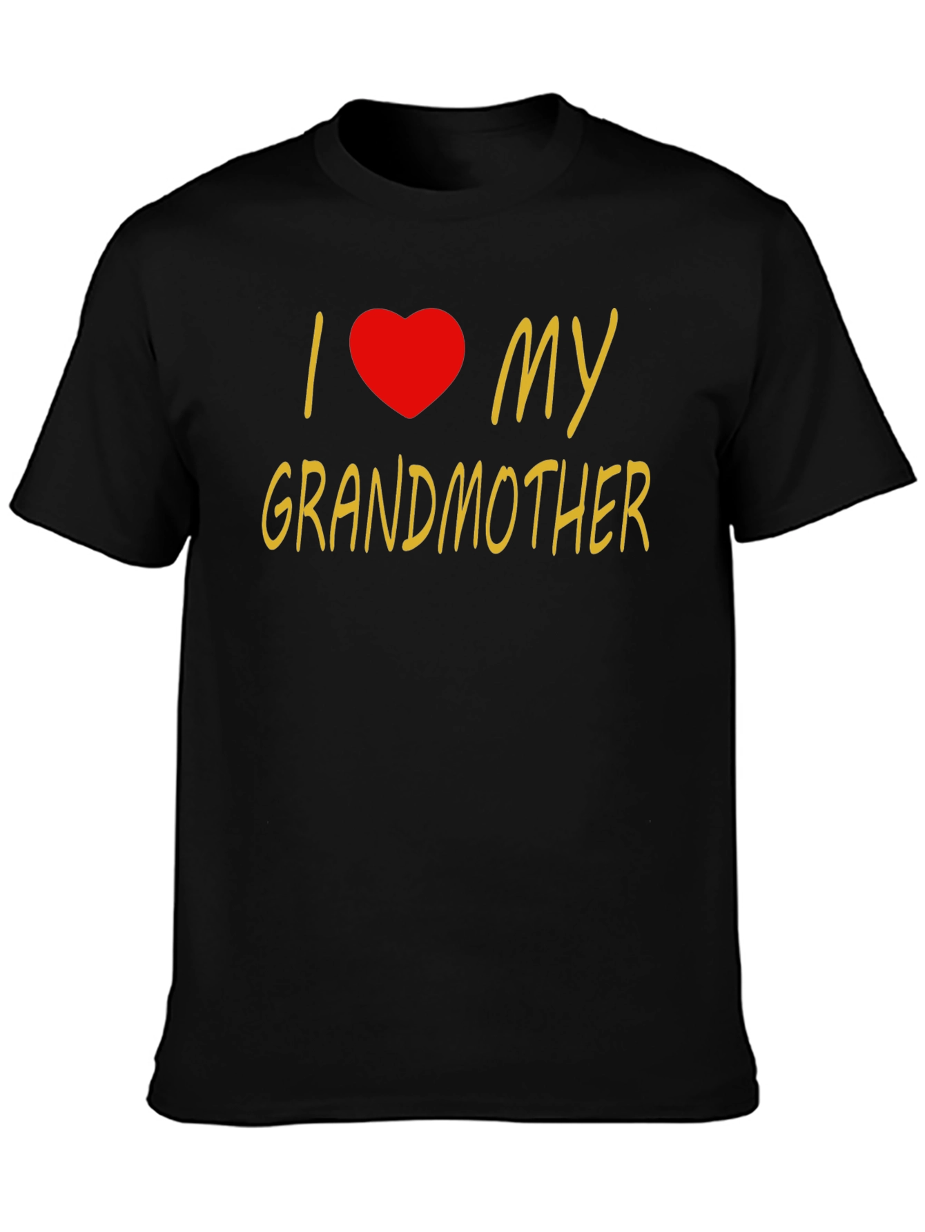 I Heart My Grandmother Black T-Shirt