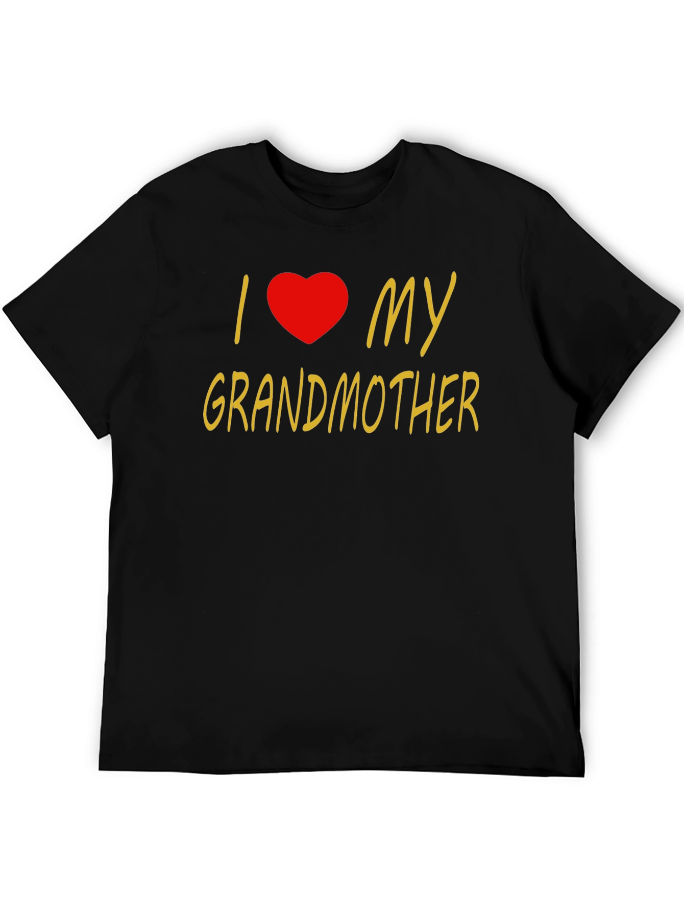 I Heart My Grandmother Black T-Shirt