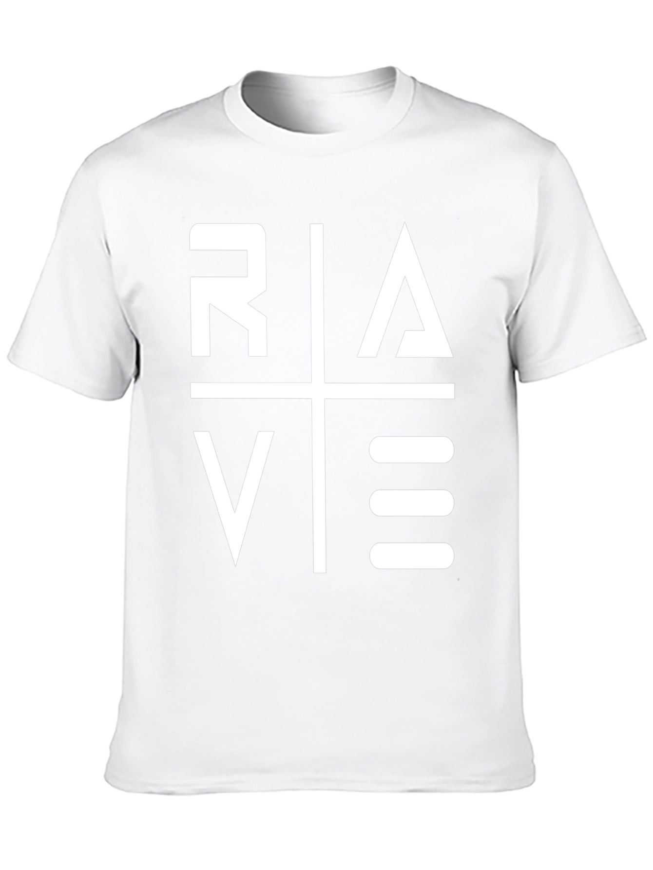 Rave Graphic Tee - Black Cotton T-Shirt