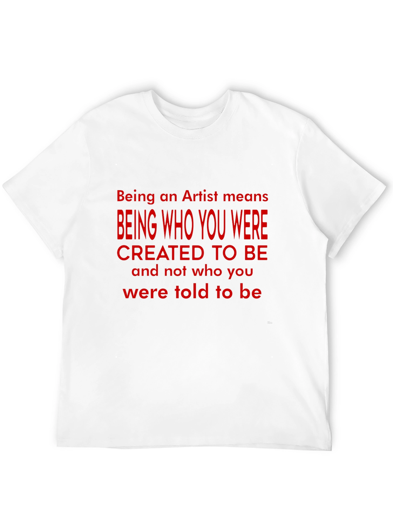 Artist Statement Black T-Shirt