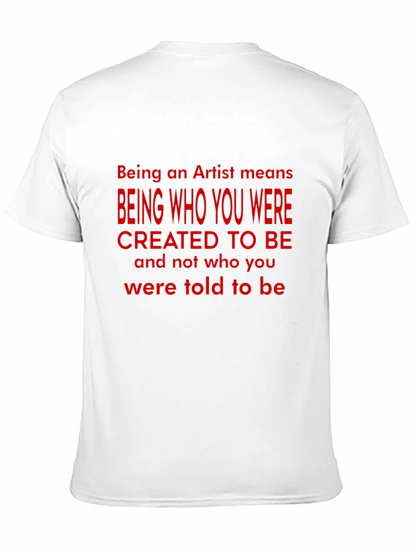Artist Statement Black T-Shirt