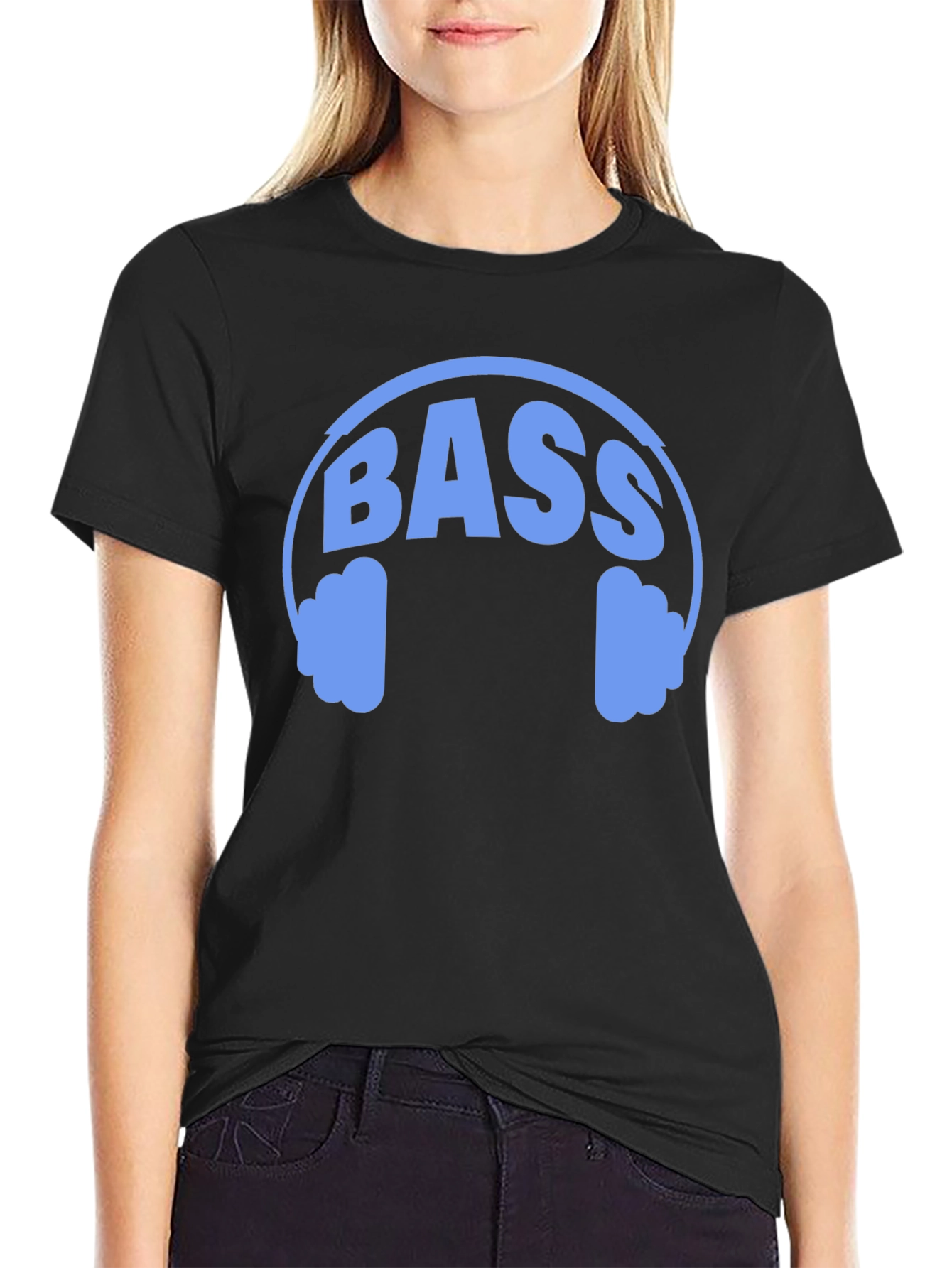 Bass Headphone Graphic T-Shirt - Music Lover Tee