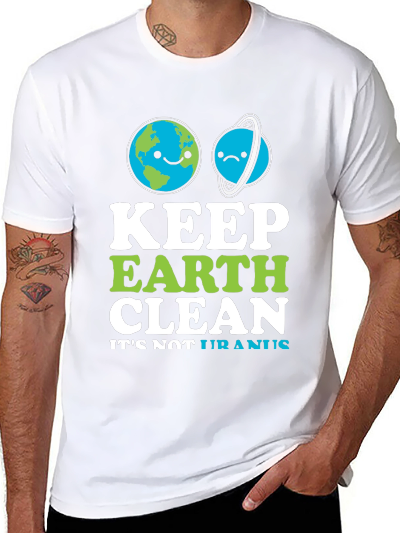 Keep Earth Clean T-Shirt - Environmental Awareness