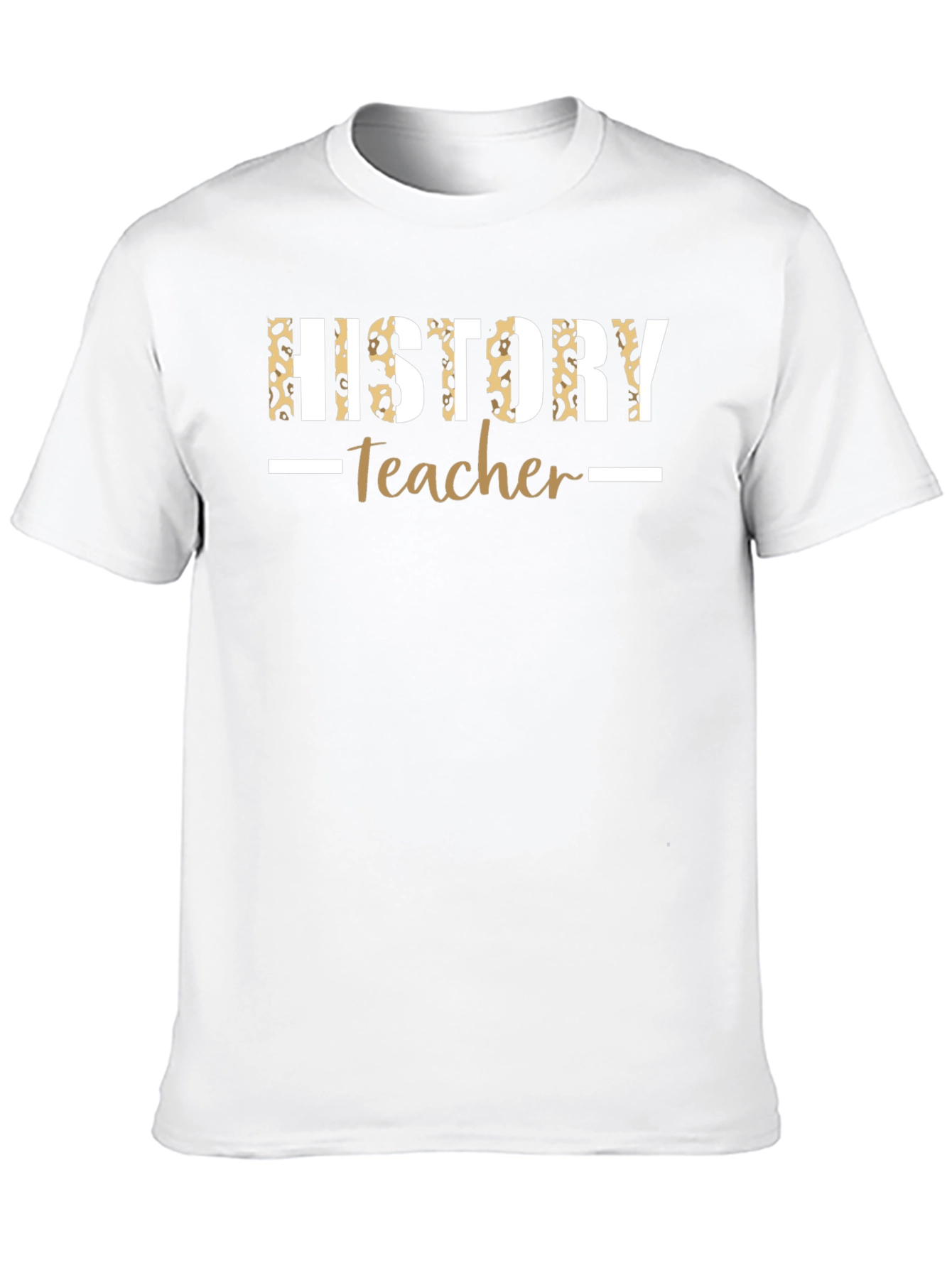 History Teacher Leopard Print T-Shirt
