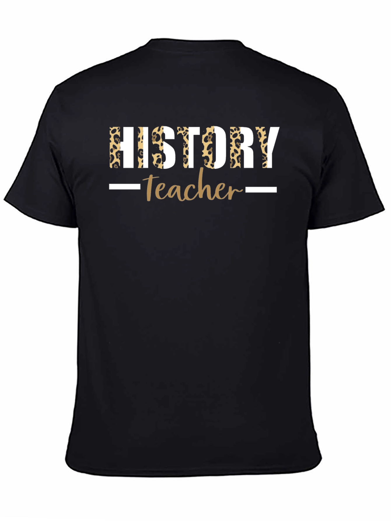 History Teacher Leopard Print T-Shirt