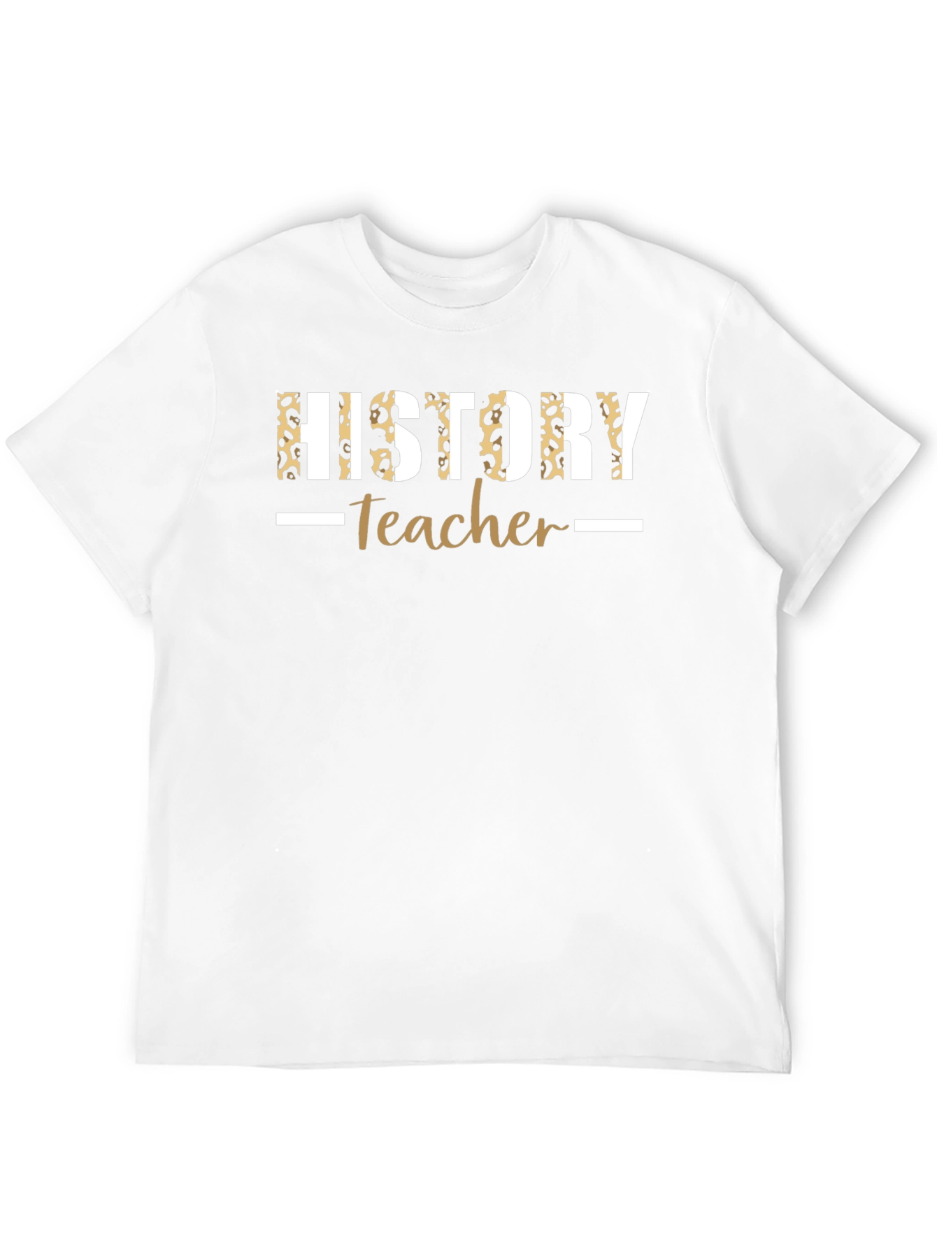 History Teacher Leopard Print T-Shirt