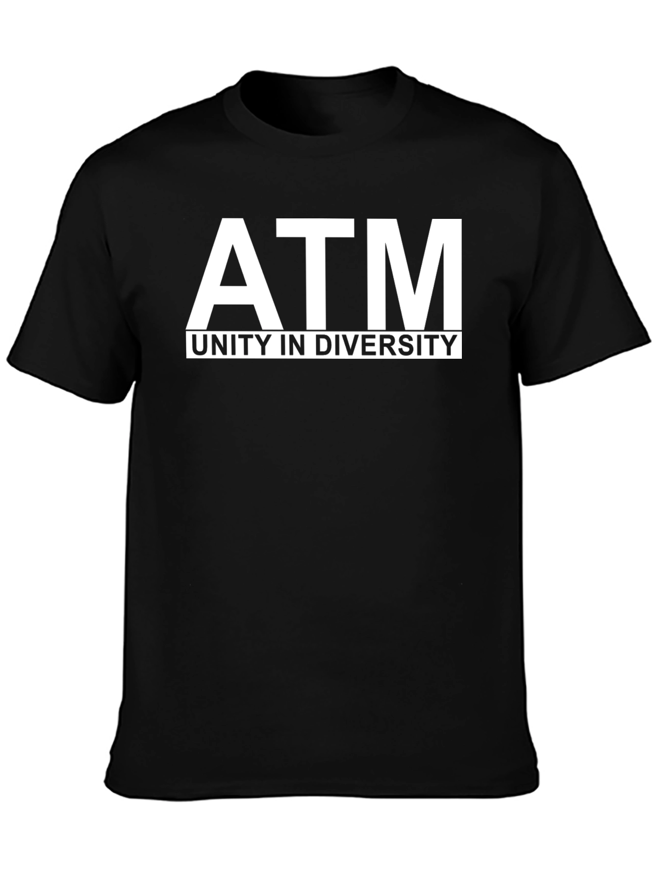 ATM Unity in Diversity Black Graphic Tee