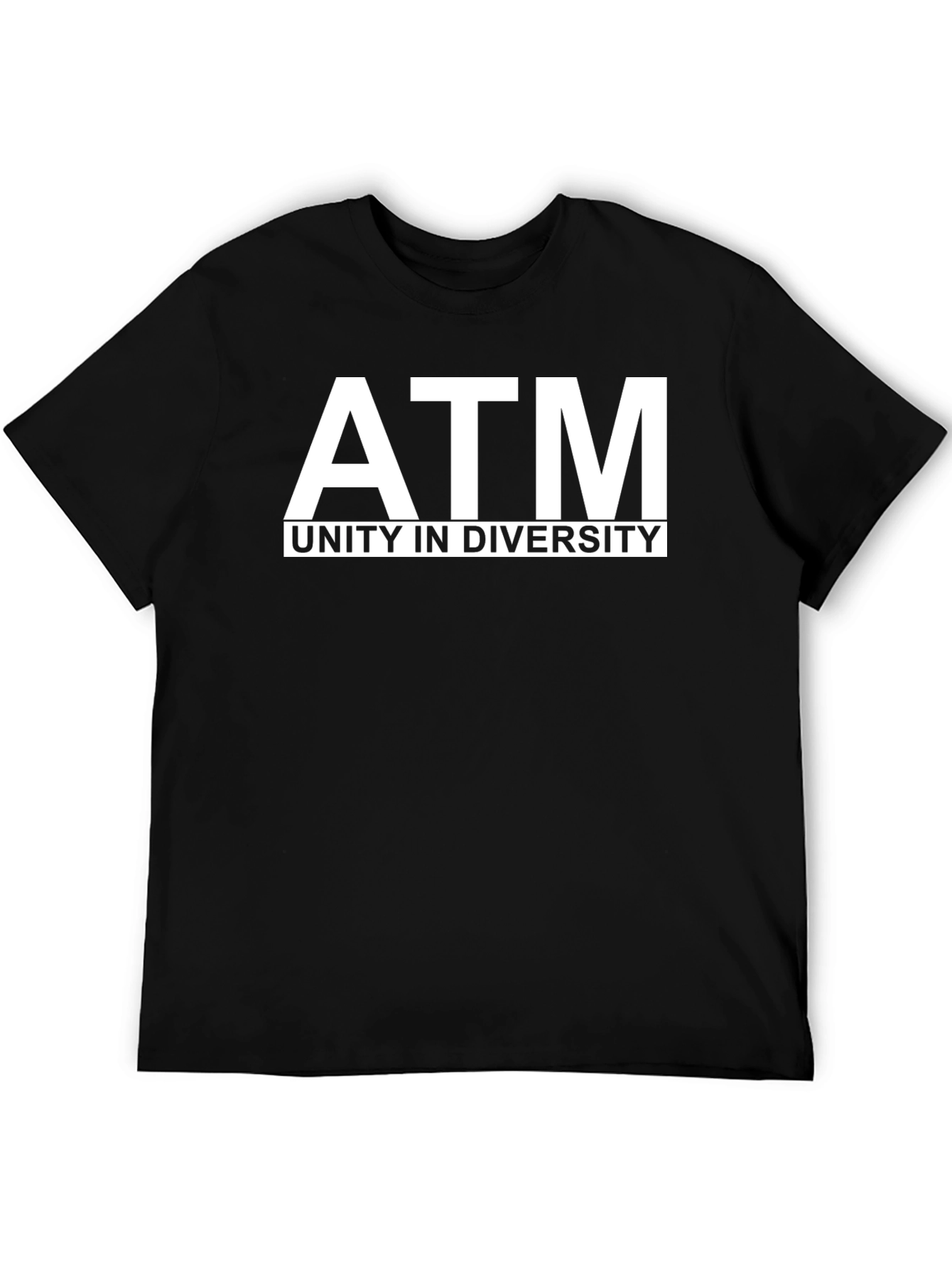 ATM Unity in Diversity Black Graphic Tee