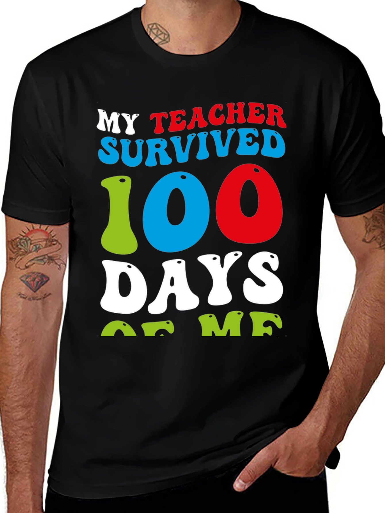 My Teacher Survived 100 Days Of Me T-Shirt