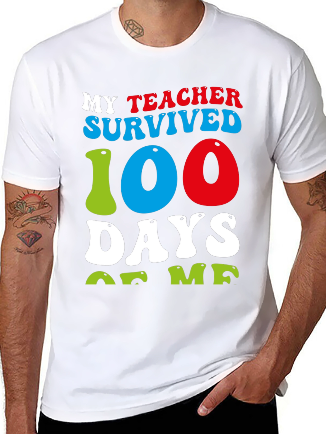My Teacher Survived 100 Days Of Me T-Shirt