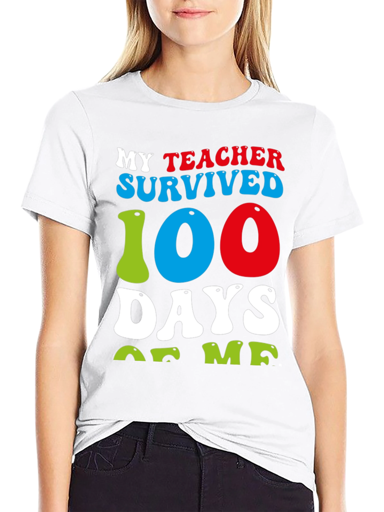My Teacher Survived 100 Days Of Me T-Shirt