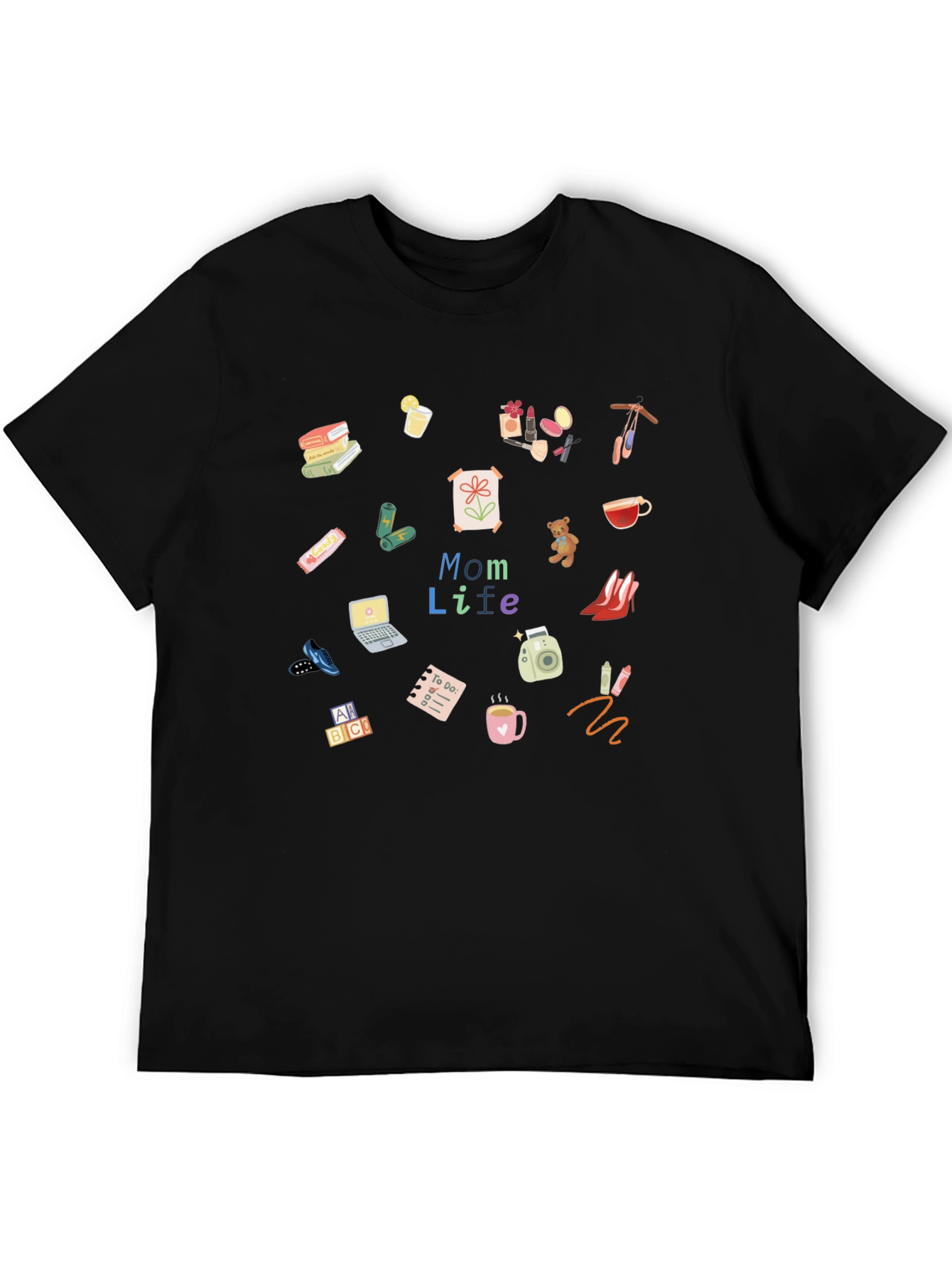 Stylish Mom Life Graphic T-Shirt